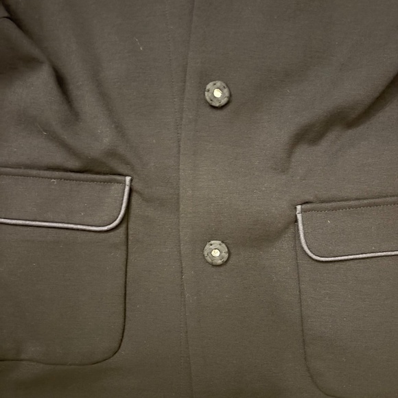 Boden Black Blazer Jacket with Silk London Print Lining - Picture 2 of 8